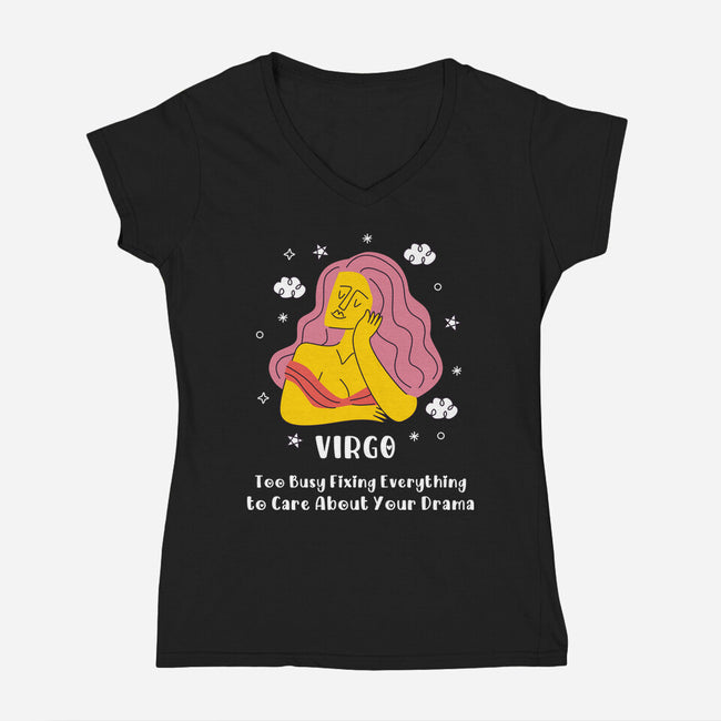 Too Busy Fixing Everything-Womens-V-Neck-Tee-MaxoArt