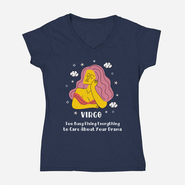 Too Busy Fixing Everything-Womens-V-Neck-Tee-MaxoArt