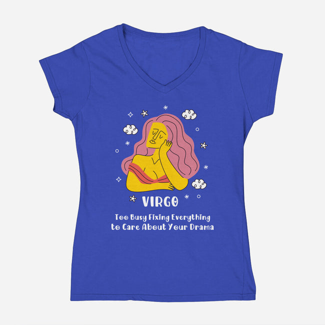 Too Busy Fixing Everything-Womens-V-Neck-Tee-MaxoArt