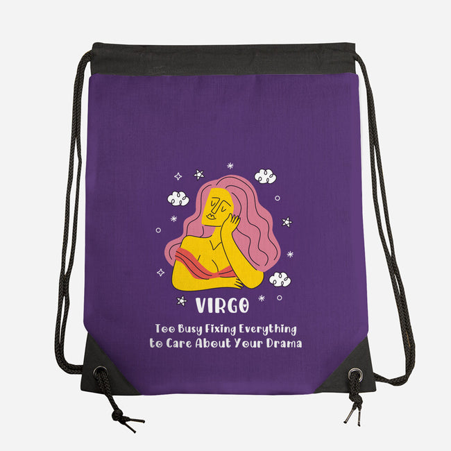 Too Busy Fixing Everything-None-Drawstring-Bag-MaxoArt