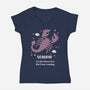 I'm The Storm-Womens-V-Neck-Tee-MaxoArt