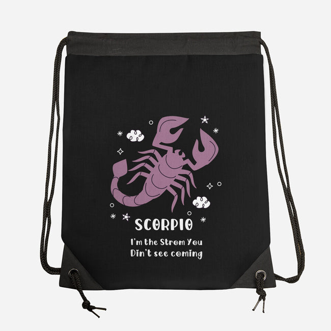 I'm The Storm-None-Drawstring-Bag-MaxoArt