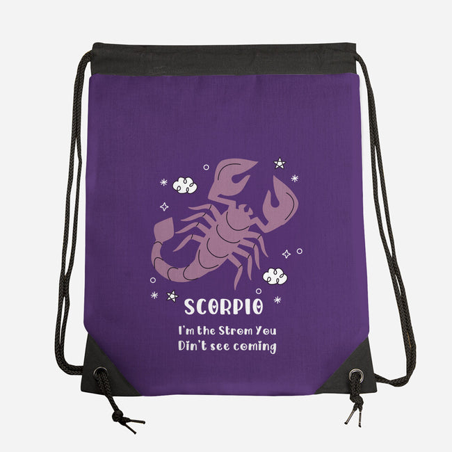 I'm The Storm-None-Drawstring-Bag-MaxoArt