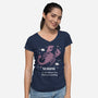 I'm The Storm-Womens-V-Neck-Tee-MaxoArt