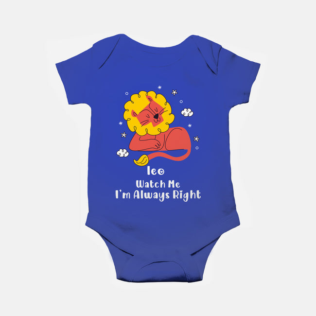 Watch Me I'm Always Right-Baby-Basic-Onesie-MaxoArt