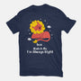 Watch Me I'm Always Right-Womens-Fitted-Tee-MaxoArt