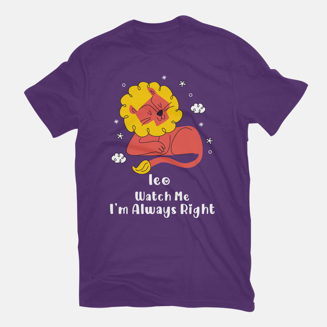Watch Me I'm Always Right-Womens-Fitted-Tee-MaxoArt