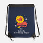 Watch Me I'm Always Right-None-Drawstring-Bag-MaxoArt