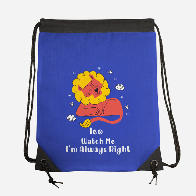 Watch Me I'm Always Right-None-Drawstring-Bag-MaxoArt