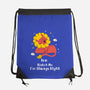 Watch Me I'm Always Right-None-Drawstring-Bag-MaxoArt