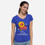 Watch Me I'm Always Right-Womens-V-Neck-Tee-MaxoArt