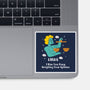 Too Busy Weighing Your Opinion-None-Glossy-Sticker-MaxoArt