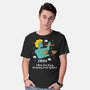 Too Busy Weighing Your Opinion-Mens-Basic-Tee-MaxoArt