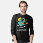 Too Busy Weighing Your Opinion-Mens-Long Sleeved-Tee-MaxoArt