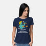 Too Busy Weighing Your Opinion-Womens-Basic-Tee-MaxoArt