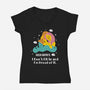 I Don't Fit In And I'm Proud-Womens-V-Neck-Tee-MaxoArt