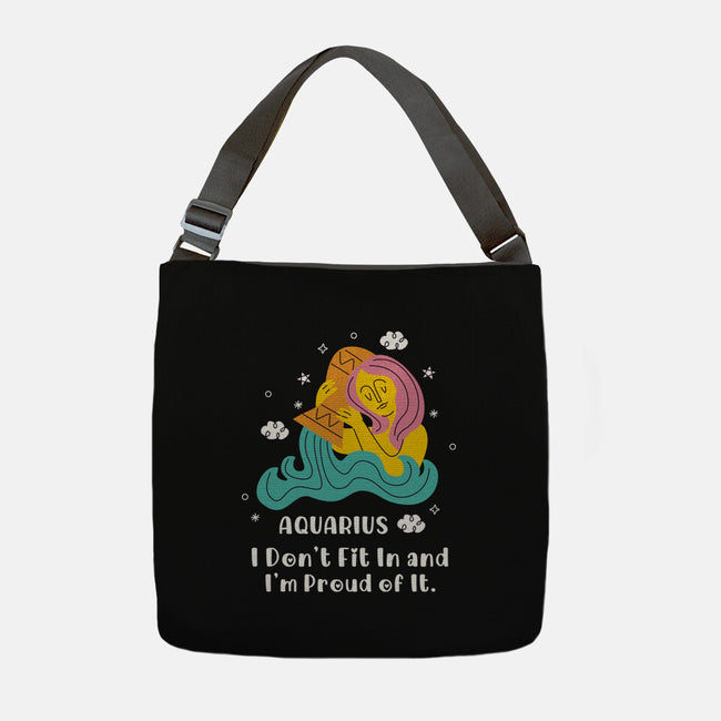 I Don't Fit In And I'm Proud-None-Adjustable Tote-Bag-MaxoArt