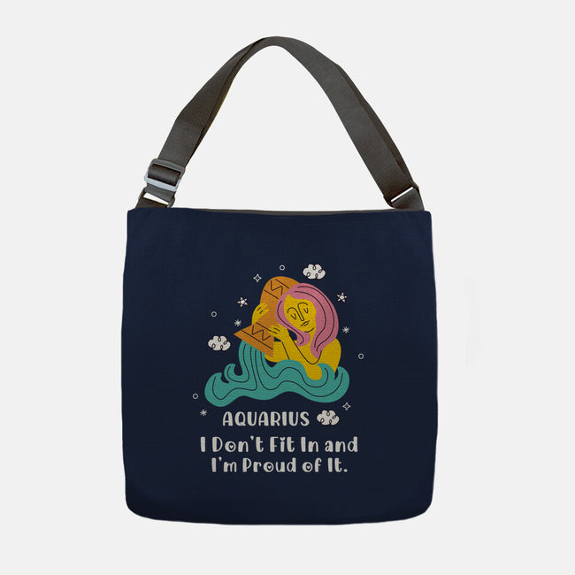 I Don't Fit In And I'm Proud-None-Adjustable Tote-Bag-MaxoArt