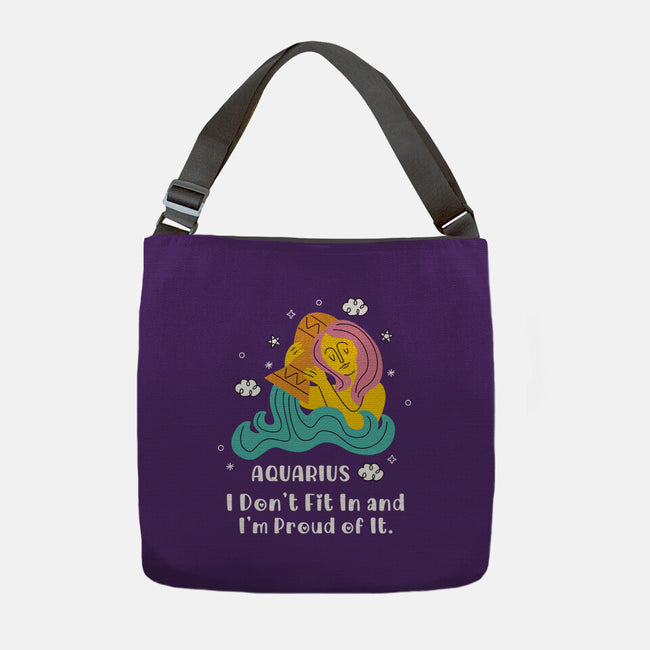 I Don't Fit In And I'm Proud-None-Adjustable Tote-Bag-MaxoArt
