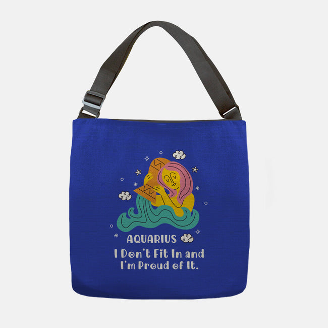 I Don't Fit In And I'm Proud-None-Adjustable Tote-Bag-MaxoArt