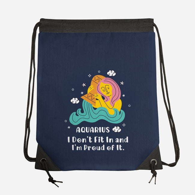 I Don't Fit In And I'm Proud-None-Drawstring-Bag-MaxoArt
