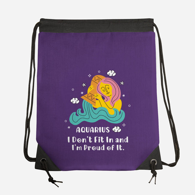 I Don't Fit In And I'm Proud-None-Drawstring-Bag-MaxoArt