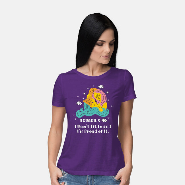 I Don't Fit In And I'm Proud-Womens-Basic-Tee-MaxoArt