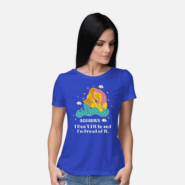 I Don't Fit In And I'm Proud-Womens-Basic-Tee-MaxoArt