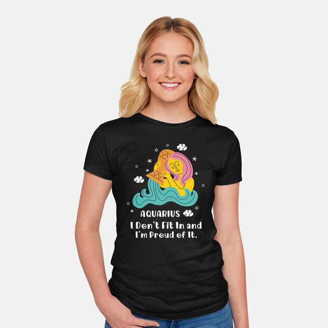 I Don't Fit In And I'm Proud-Womens-Fitted-Tee-MaxoArt