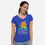 I Don't Fit In And I'm Proud-Womens-V-Neck-Tee-MaxoArt