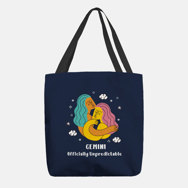 Officially Unpredictable Zodiac-None-Basic Tote-Bag-MaxoArt
