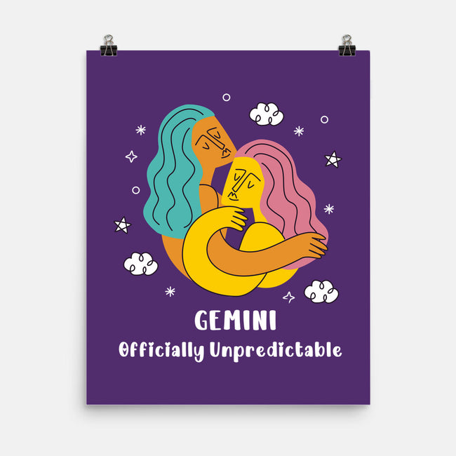 Officially Unpredictable Zodiac-None-Matte-Poster-MaxoArt