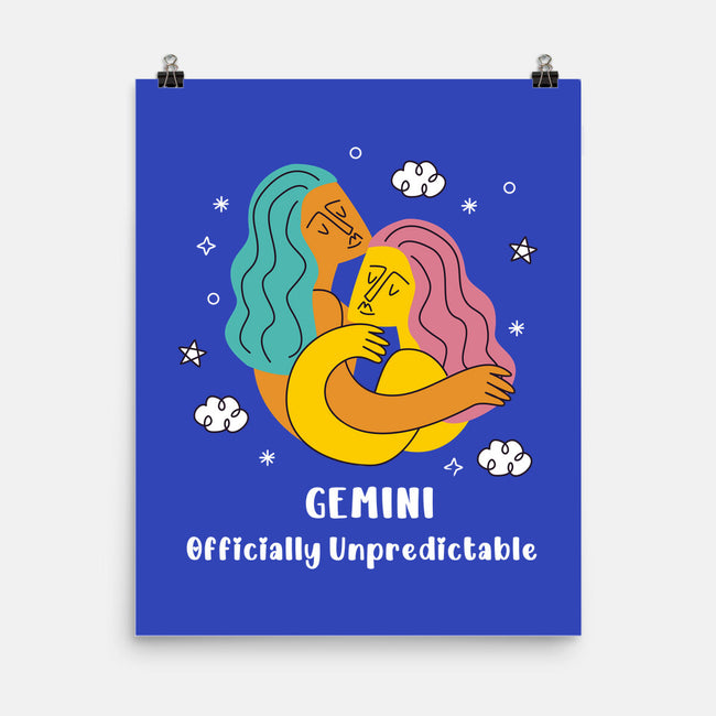 Officially Unpredictable Zodiac-None-Matte-Poster-MaxoArt