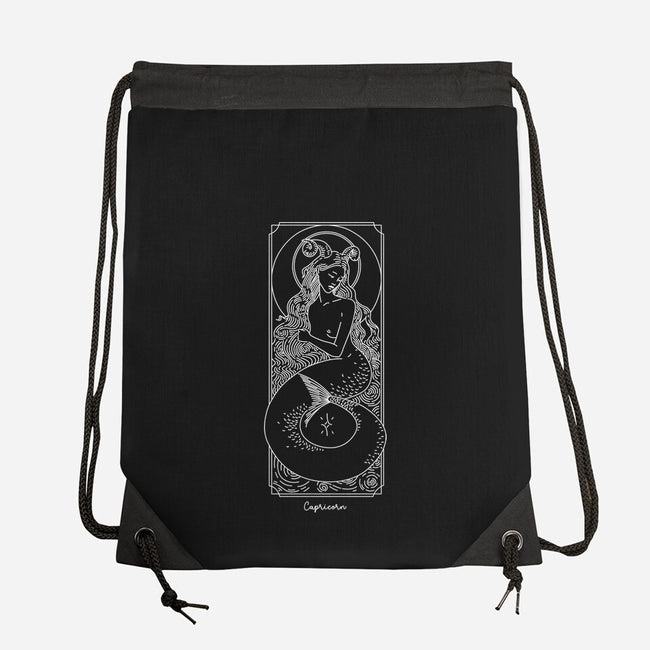 Majestic Capricorn-None-Drawstring-Bag-MaxoArt