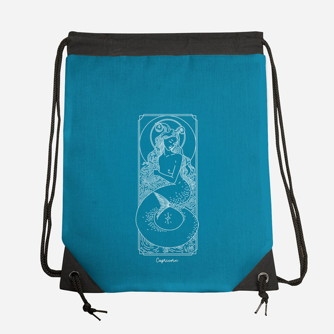 Majestic Capricorn-None-Drawstring-Bag-MaxoArt