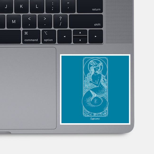 Majestic Capricorn-None-Glossy-Sticker-MaxoArt