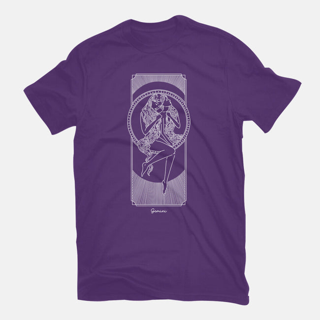 Dynamic Gemini-Womens-Fitted-Tee-MaxoArt