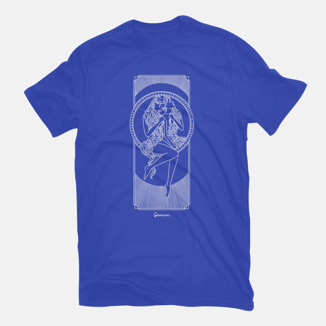 Dynamic Gemini-Womens-Fitted-Tee-MaxoArt