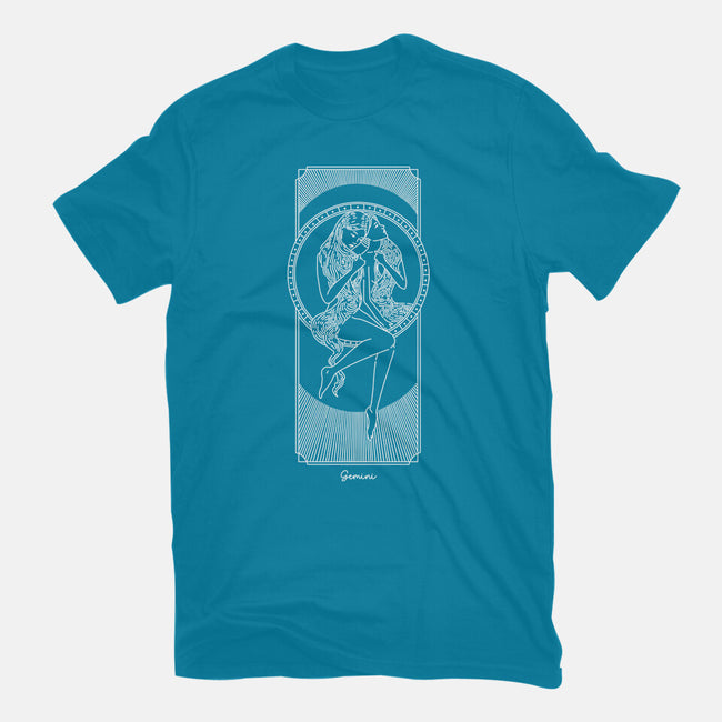 Dynamic Gemini-Womens-Basic-Tee-MaxoArt
