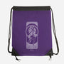 Dynamic Gemini-None-Drawstring-Bag-MaxoArt