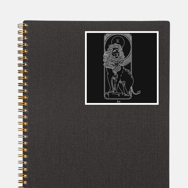 Majestic Leo-None-Glossy-Sticker-MaxoArt