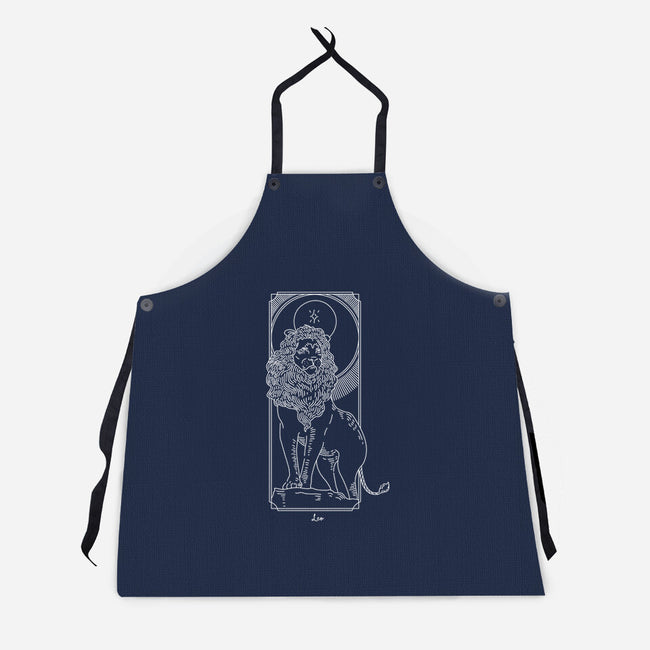 Majestic Leo-Unisex-Kitchen-Apron-MaxoArt