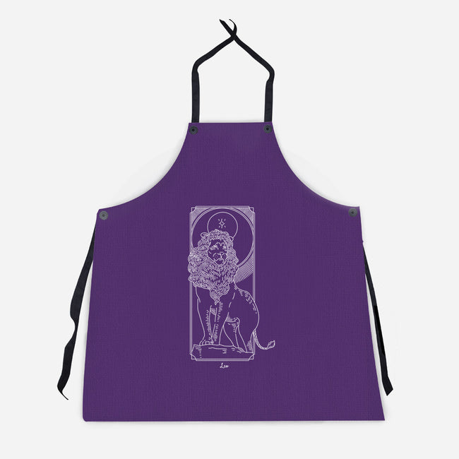 Majestic Leo-Unisex-Kitchen-Apron-MaxoArt