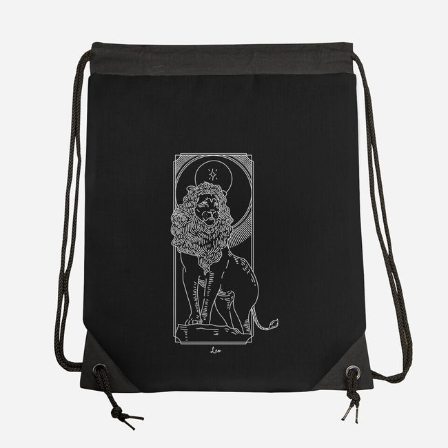Majestic Leo-None-Drawstring-Bag-MaxoArt