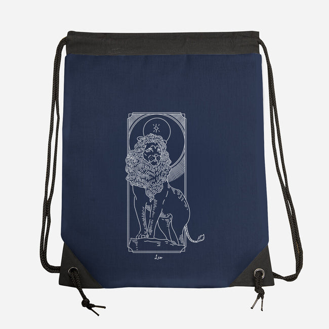 Majestic Leo-None-Drawstring-Bag-MaxoArt
