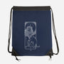 Majestic Leo-None-Drawstring-Bag-MaxoArt