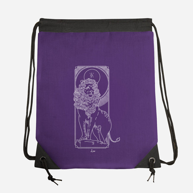 Majestic Leo-None-Drawstring-Bag-MaxoArt