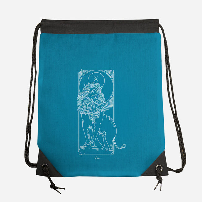 Majestic Leo-None-Drawstring-Bag-MaxoArt