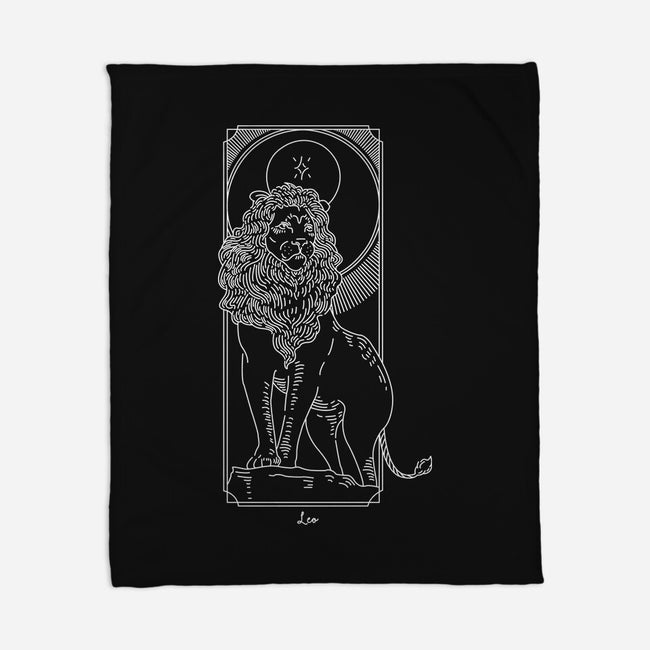 Majestic Leo-None-Fleece-Blanket-MaxoArt
