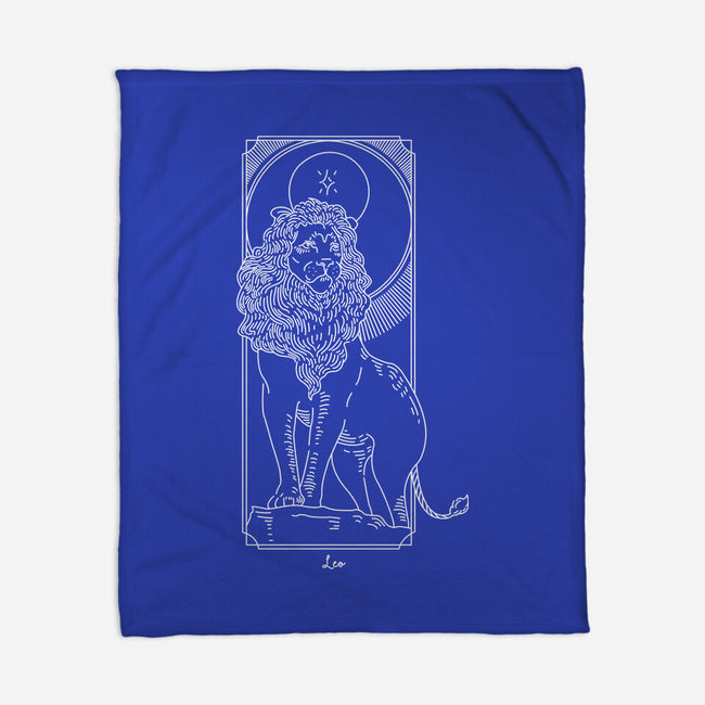Majestic Leo-None-Fleece-Blanket-MaxoArt